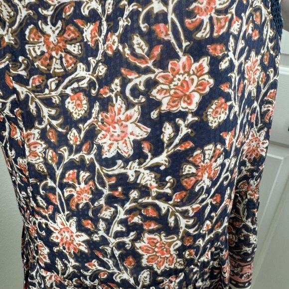 VERONICA BEARD
Leanna Sleeveless Ruffle Minidress In Moonlit Ocean Multi Small. - Picture 9 of 17